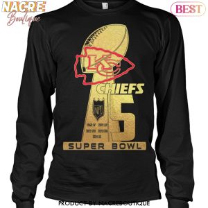 Kansas City Chiefs 5 Super Bowl Unisex T-Shirt