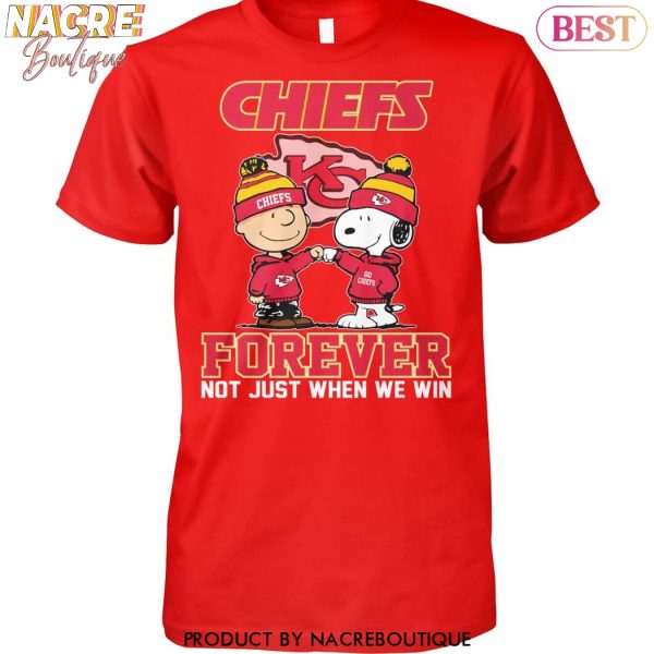 Kansas City Chiefs x Peanuts Forever Not Just When We Win Unisex T-Shirt