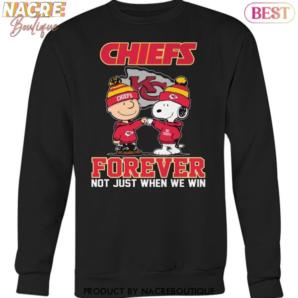 Kansas City Chiefs x Peanuts Forever Not Just When We Win Unisex T-Shirt