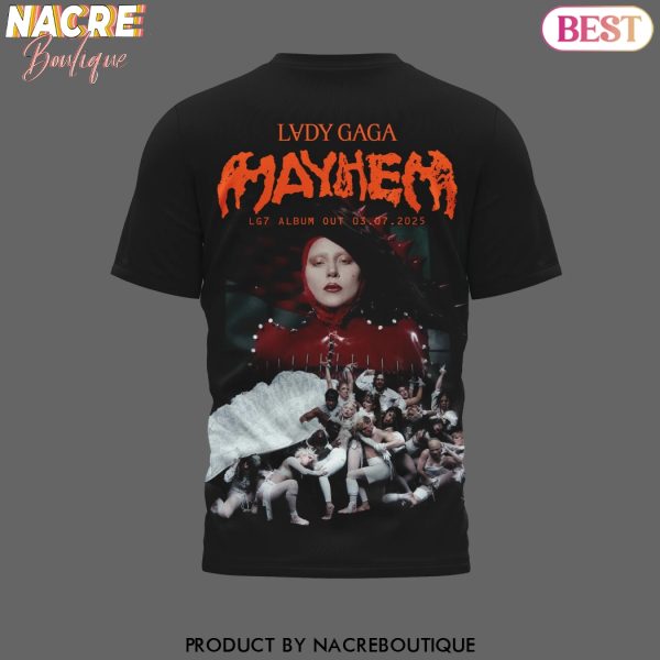 Lady Gaga Mayhem LG7 Album Out 2025 3D T-Shirt