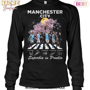 Manchester City Superbia In Proelio Signature Unisex T-Shirt