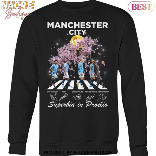 Manchester City Superbia In Proelio Signature Unisex T-Shirt