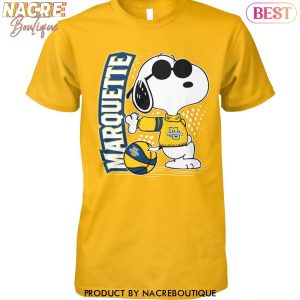 Marquette Golden Eagles Basketball Snoopy Unisex T-Shirt