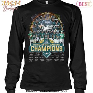 National Football Conference Champions 2024-2025 Philadelphia Eagles Signature Unisex T-Shirt