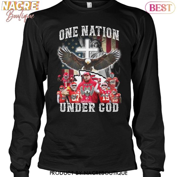 One Nation Under God Kansas City Chiefs Signature Unisex T-Shirt