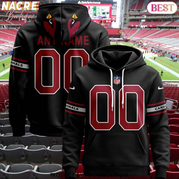 Personalized 2025 Arizona Cardinals Design Hoodie – Black