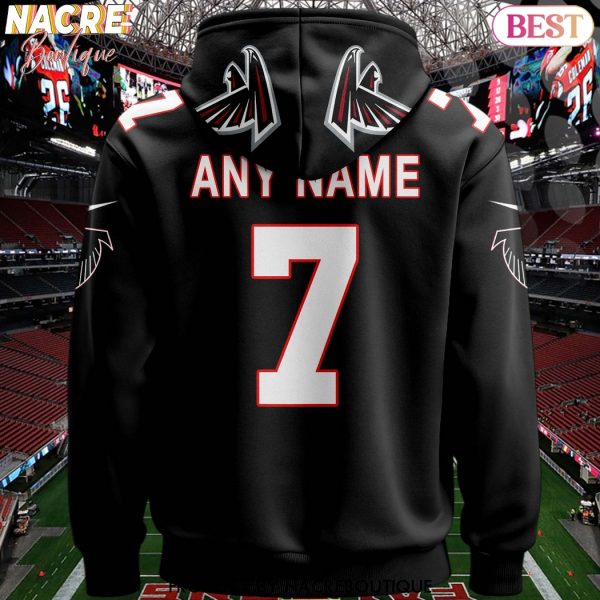 Personalized 2025 Atlanta Falcons Design Hoodie – Black