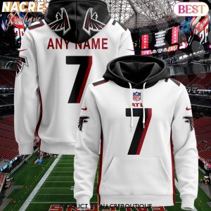 Personalized 2025 Atlanta Falcons Design Hoodie – White