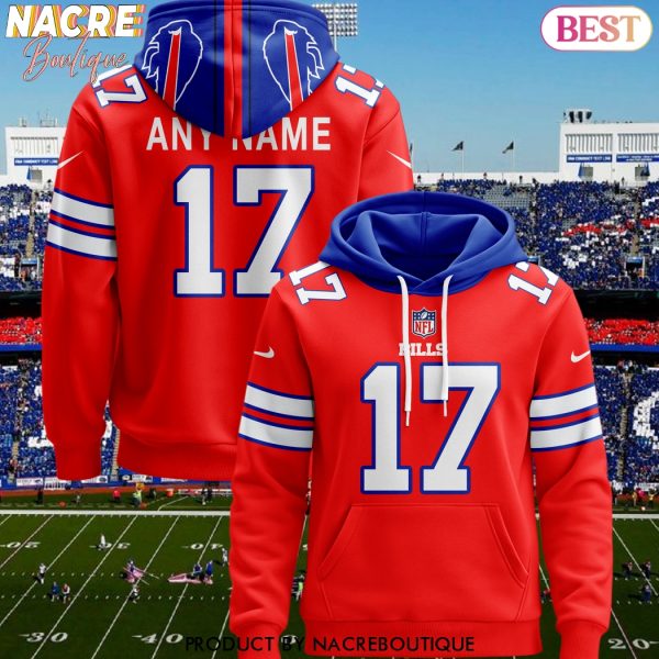 Personalized 2025 Buffalo Bills Design Hoodie – Red