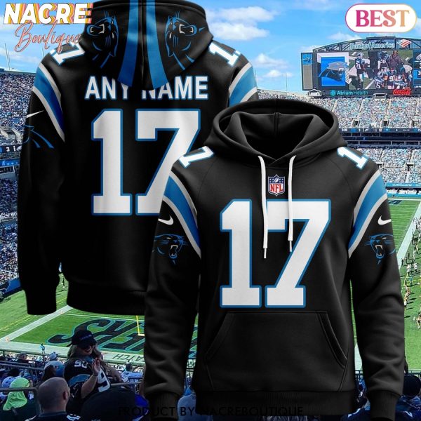 Personalized 2025 Carolina Panthers Design Hoodie – Black