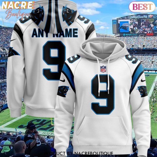 Personalized 2025 Carolina Panthers Design Hoodie – White