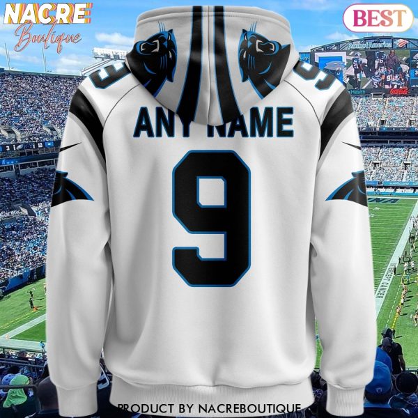 Personalized 2025 Carolina Panthers Design Hoodie – White