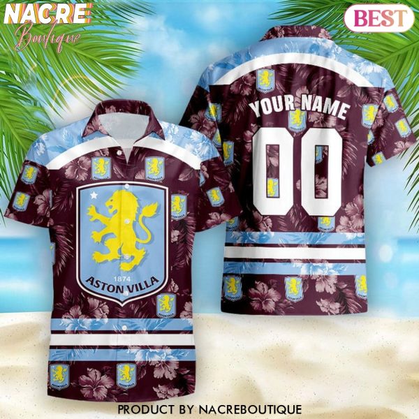 Personalized Aston Villa Logo Hawaiian Shirt