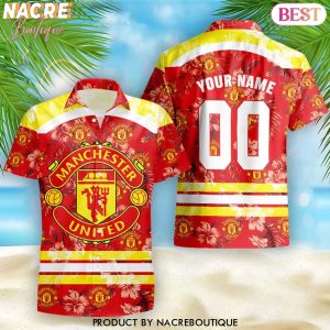 Personalized Manchester United Logo Hawaiian Shirt