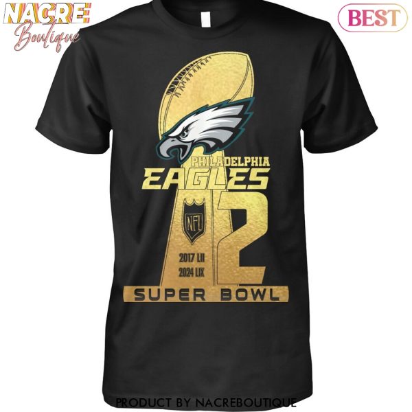 Philadelphia Eagles 2 Super Bowl Unisex T-Shirt