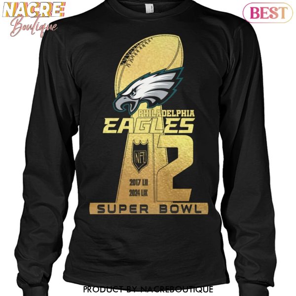 Philadelphia Eagles 2 Super Bowl Unisex T-Shirt