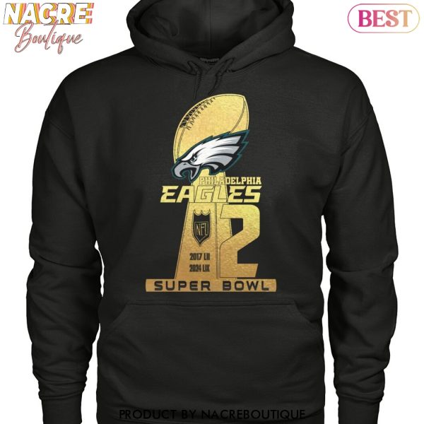 Philadelphia Eagles 2 Super Bowl Unisex T-Shirt