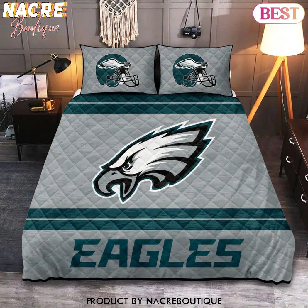 Philadelphia Eagles Champions Bedding Set - Grey Philadelphia Eagles Champions Bedding Set - Grey