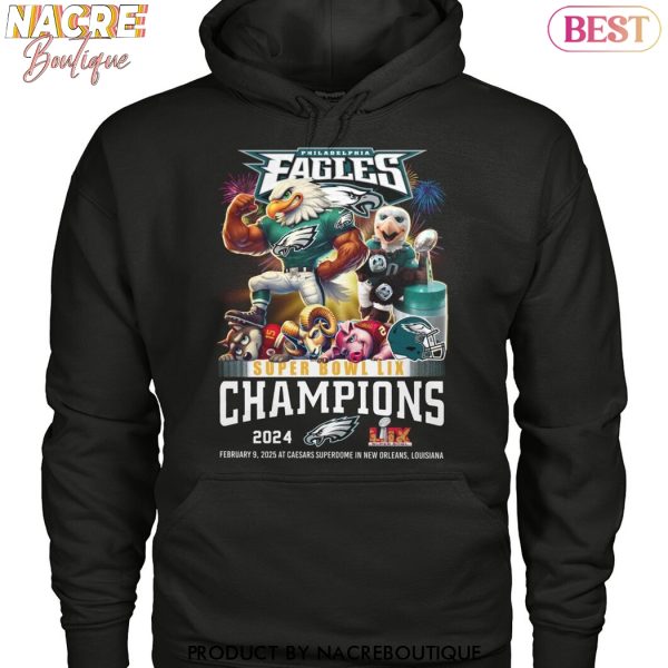 Philadelphia Eagles Champions Super Bowl LIX 2024 Unisex T-Shirt