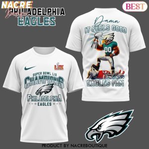 2024 Philadelphia Eagles Super Bowl LIX Champions Signature 3D T-Shirt