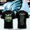 Philadelphia Eagles Super Bowl LIX Champions 2024 3D T-Shirt