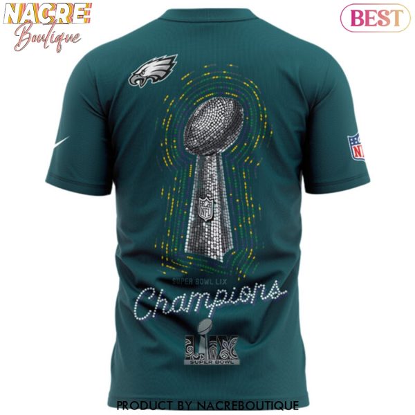 Philadelphia Eagles Super Bowl LIX Champions 3D T-Shirt