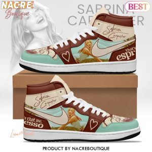 Sabrina Carpenter That Me Espresso Air Jordan 1 High Top