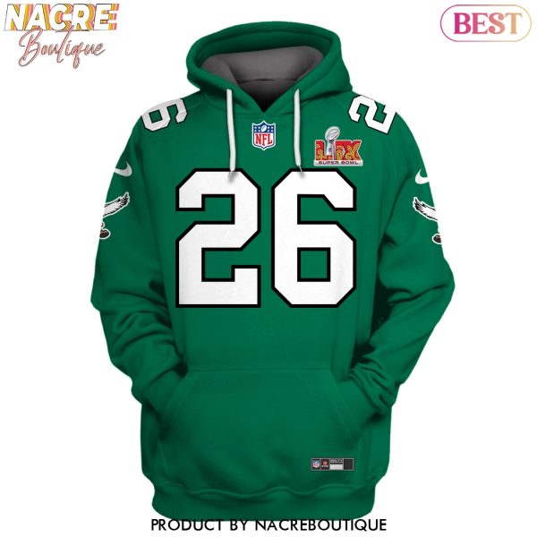 Saquon Barkley Philadelphia Eagles Super Bowl LIX Hoodie