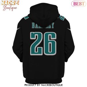 Saquon Barkley Philadelphia Eagles Super Bowl LIX Hoodie – Black