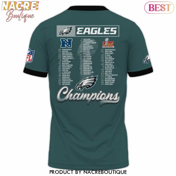 Super Bowl LIX Champions Philadelphia Eagles 3D T-Shirt