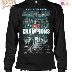 Super Bowl LIX Champions Philadelphia Eagles Signature Unisex T-Shirt