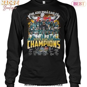 Super Bowl LIX Champions Philadelphia Eagles Signature Unisex T-Shirt