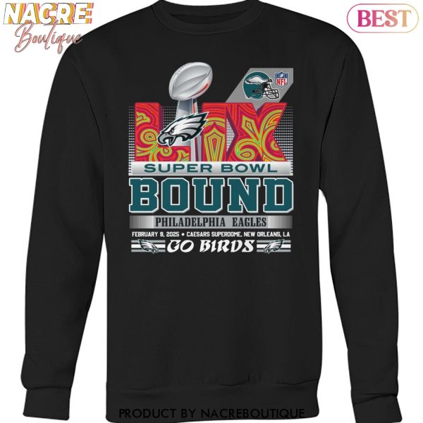 Super Bowl LIX Philadelphia Eagles 2025 Go Birds Unisex T-Shirt