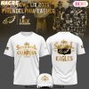 Super Bowl LIX Philadelphia Eagles Champions 3D T-Shirt – Black