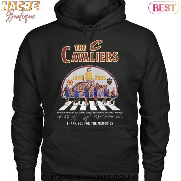 The Cleveland Cavaliers 1970-2025 Signature Thank You For The Memories Unisex T-Shirt