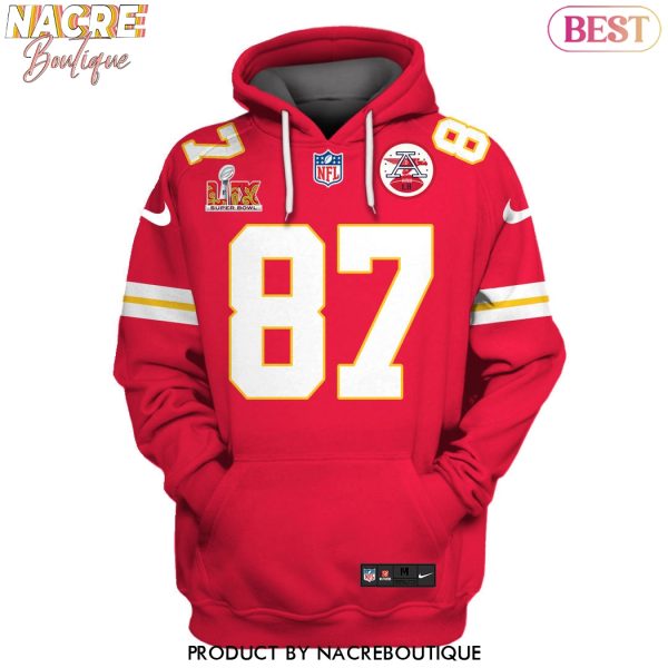 Travis Kelce Kansas City Chiefs Super Bowl LIX Hoodie