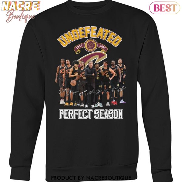 Undefeated Cleveland Cavaliers Ferfect Season Signature Unisex T-Shirt