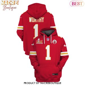 Xavier Worthy Kansas City Chiefs Super Bowl LIX Hoodie